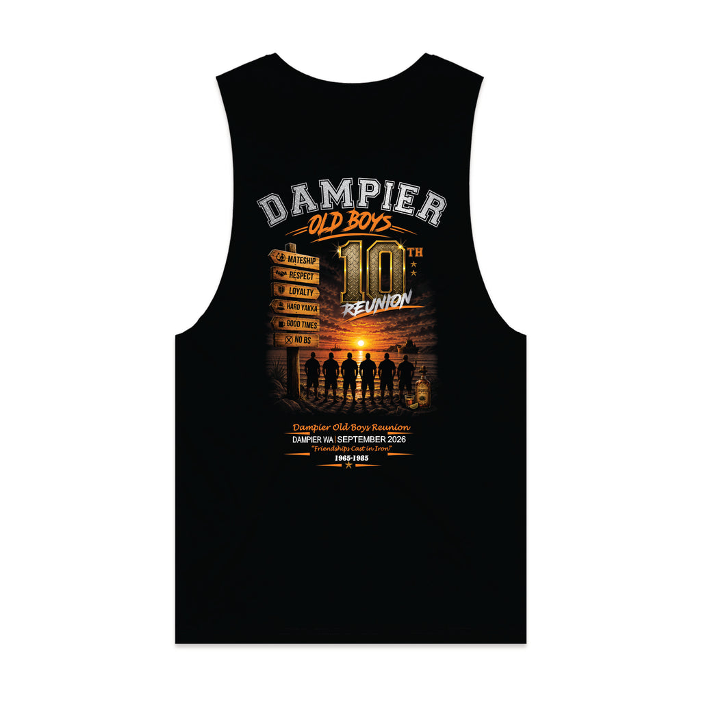 SPONSORED Mens 2026 SINGLET - Dampier Old Boys 10th Anniversary Reunion